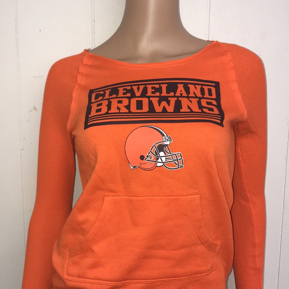 Little girls Cleveland Browns longsleeve shirt YLG